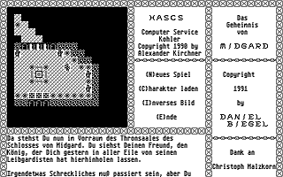 Geheimnis von Midgard (Das) atari screenshot